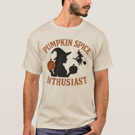 パンプキンスパイス愛好家 | 面白い秋好きギフト | Tシャツ (正面)