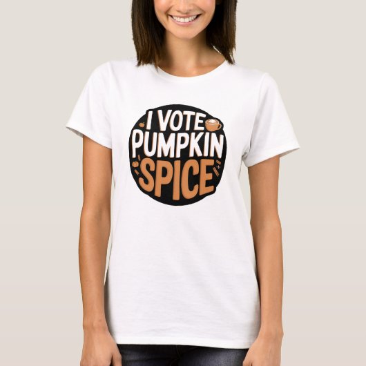 パンプキンスパイス投票 Tシャツ (正面)