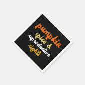 パンプキンスパイス生殖権プロの選択 スタンダードカクテルナプキン (角)