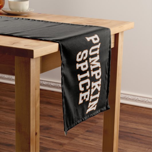 パンプキンスパイス秋シャツ感謝祭 ショートテーブルランナー (インサイチュ)