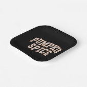 パンプキンスパイス秋シャツ感謝祭 ペーパープレート (傾斜あり)