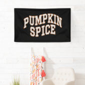 パンプキンスパイス秋シャツ感謝祭 横断幕 (インサイチュ)