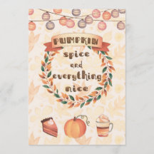 パンプキンスパイス秋リース感謝祭ディナー