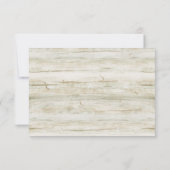 パンプキンスパイス秋紅葉ウェディングRSVP 出欠カード (裏面)