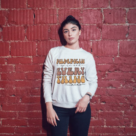 パンプキンスパイス秋 スウェットシャツ