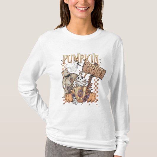 パンプキンスパイス長袖 Tシャツ (正面)