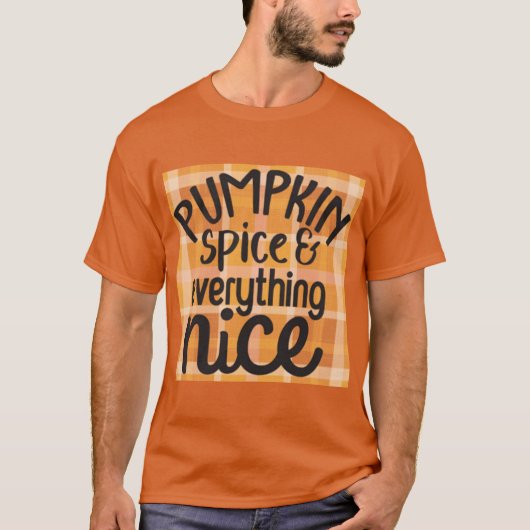 パンプキンスパイス1 Tシャツ (正面)