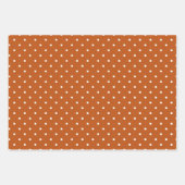 パンプキンスパイス3コーディネート秋秋誕生日 ラッピングペーパーシート (正面2)