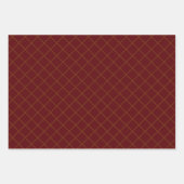 パンプキンスパイス3コーディネート秋秋誕生日W ラッピングペーパーシート (正面2)