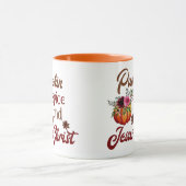 パンプキンスパイス&イエスキリストおもしろい秋 マグカップ (中央)