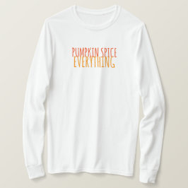 パンプキンスパイス・エブリシング 長袖Tシャツ Tシャツ