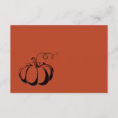 パンプキンスパイス エンクロージャーカード (裏面)