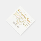 パンプキンスパイス&オールデイズナイス秋パーティー スタンダードカクテルナプキン (角)