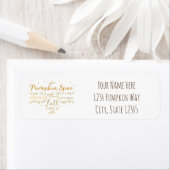 パンプキンスパイス&オールデイズニース秋 ラベル (インサイチュ)