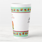 パンプキンスパイス&オールナイスオータム カフェラテマグ (正面)