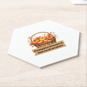 パンプキンスパイス&オールナイスコージーオータム秋 ペーパーコースター (アングル)