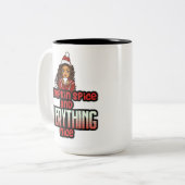 パンプキンスパイス&オールナイスブラックガール魔法S ツートーンマグカップ (正面左)