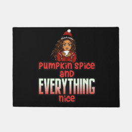 パンプキンスパイス&オールナイスブラックガール魔法S ドアマット