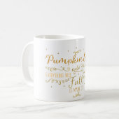 パンプキンスパイス&オールナイス秋コーヒーティー コーヒーマグカップ (正面左)
