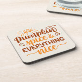 パンプキンスパイス&オールナイス コースター (左側)