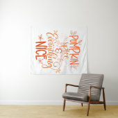 パンプキンスパイス&オールナイス タペストリー (インサイチュ(横))