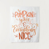 パンプキンスパイス&オールナイス タペストリー (正面)