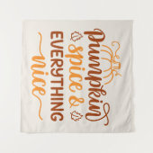 パンプキンスパイス&オールナイス タペストリー (正面(横))