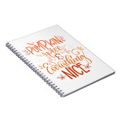 パンプキンスパイス&オールナイス ノートブック (右側)