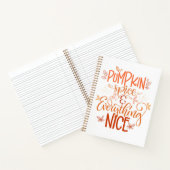 パンプキンスパイス&オールナイス ノートブック (内部)