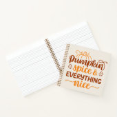 パンプキンスパイス&オールナイス ノートブック (内部)