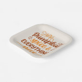 パンプキンスパイス&オールナイス ペーパープレート (傾斜あり)