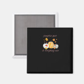 パンプキンスパイス&オールニースミームスローガン マグネット (正面/裏面)