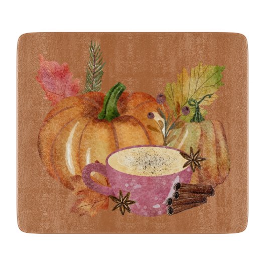 パンプキンスパイス カッティングボード (正面)