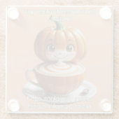 パンプキンスパイス ガラスコースター (裏面)