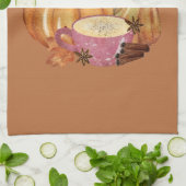 パンプキンスパイス キッチンタオル (折り畳み)