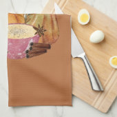 パンプキンスパイス キッチンタオル (四つ折り)