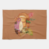 パンプキンスパイス キッチンタオル (横)