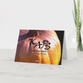 パンプキンスパイス シーズンカード (裏面)