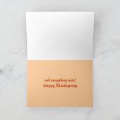 パンプキンスパイス シーズンカード (内部)