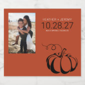 パンプキンスパイス スパークリングワインラベル (シングルラベル)