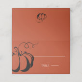 パンプキンスパイス プレイスカード (外部開封)