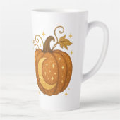 パンプキンスパイス&ミスティックナイトグリッターラテマグ カフェラテマグ (右)