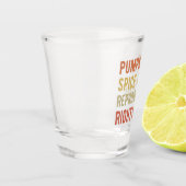 パンプキンスパイス&リプロダクティブ権I ショットグラス (左)