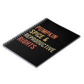 パンプキンスパイス&リプロダクティブ権I ノートブック (左側)