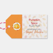 #パンプキンスパイス #手作りバス＆ボディラベル | タグ (裏面横)