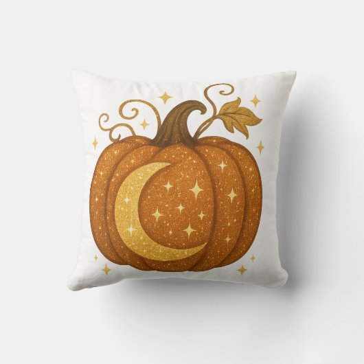 パンプキンスパイス&神秘的なナイトパンプキン秋枕 クッション (裏面)