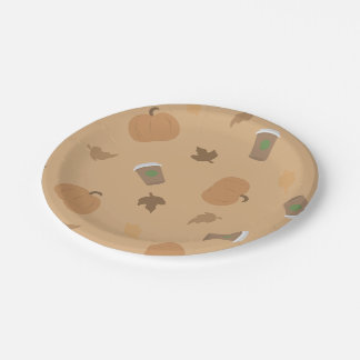 パンプキンスパイス/秋紙プレート ペーパープレート