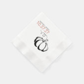 パンプキンスパイス 縁ありカクテルナプキン (角)