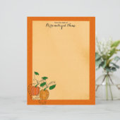 パンプキンスパイス – 裏打ちされていない紙シート (スタンド正面)