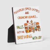 パンプキンスパイス&離れ秋 フォトプラーク (正面)